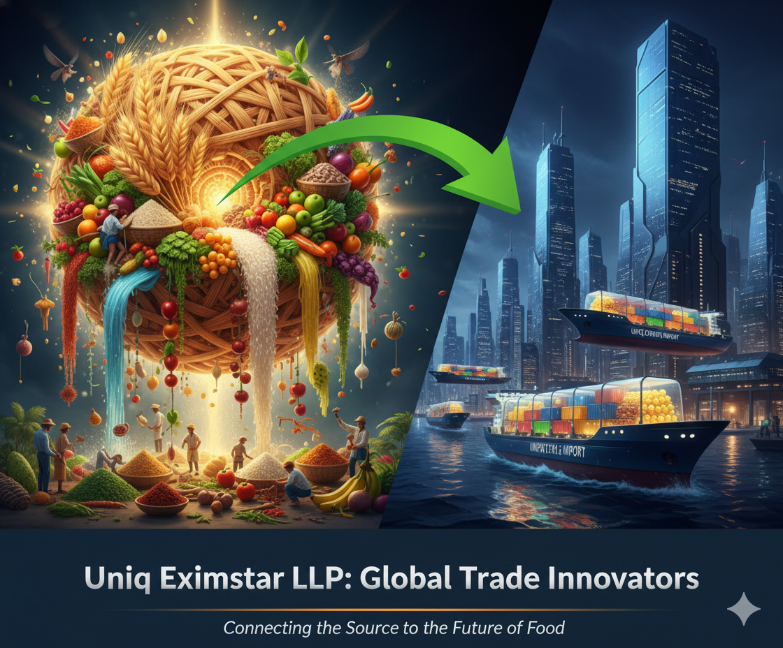 About Uniq Eximstar LLP food and agricultural export company in India