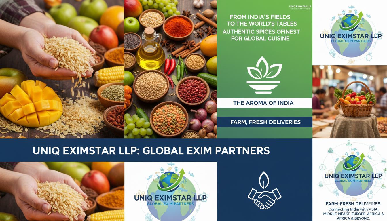 Food and agricultural products export from India